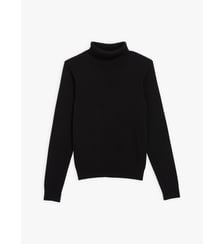 pull Eddy noir à col roulé Agnès b.