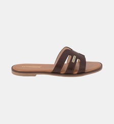 Mules plates en cuir HAMIGOS Les Tropeziennes par M. Belarbi