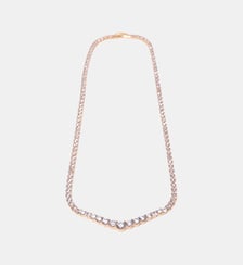 Collier cascade de strass Maje
