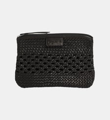 pochette tressée Alizée corail Agnès b.