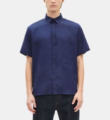 Chemise manches courtes en lin The Kooples