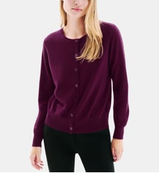 Pull mcaroline 100% cachemire - Motif uni - Coupe droite Caroll