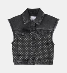 Veste sans manche en jean Marc Jacobs Kids