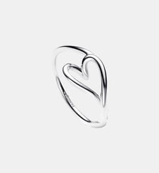 Bague Cœur Organique Petit modèle Pandora