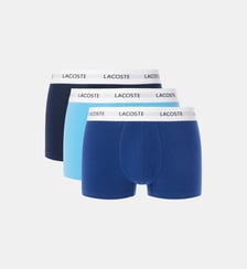 Lot de 3 boxers signature en coton stretch Lacoste