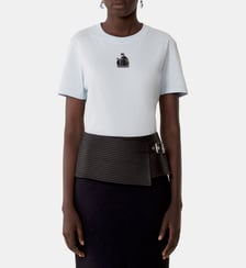 T-Shirt Brodé La Mère Et L'Enfant En Jersey Lanvin