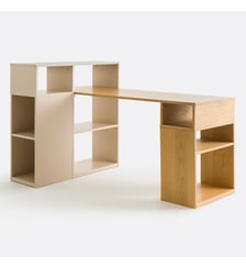 Bureau d'angle réversible avec rangements La Redoute Interieurs