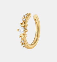Earcuff Elena Blanche Nebuleuse Bijoux