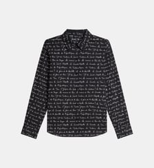 chemise en coton imprimée Agnès b.