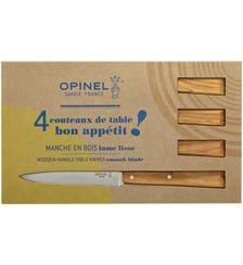 Coffret de 4 couteaux de table Bon Appétit ! Opinel