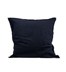 Lot De 2 Taies D'Oreiller  Gaze de coton lavé finition frangée, 65x65 cm Madura