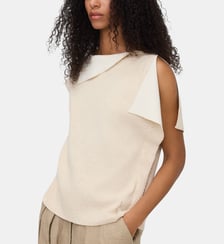 Pull asymétrique en maille Adolfo Dominguez