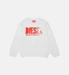 Sweat-shirt à col rond avec logo Diesel Kids