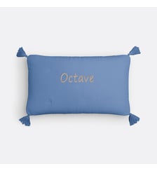 Housse coussin gaze de coton personnalisée Kumla La Redoute Interieurs