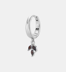 Boucle d'oreille créole Nuit or Nebuleuse Bijoux