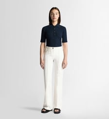 Polo manches courtes vera col chemise coupe ajustée Fusalp