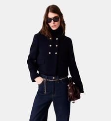 Veste courte en tweed Maje