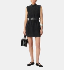 Robe gaze de coton encolure V dos Ikks