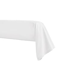 Taie de traversin unie en percale de coton, PREMIÈRE Essix