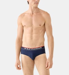 Slip de sport bleu marine Le Slip Francais