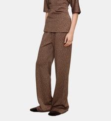 Pantalon flare en tissu chiné Adolfo Dominguez