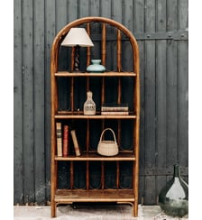 grande étagère en rotin Gaëlle N°162- Produit chiné Debongout