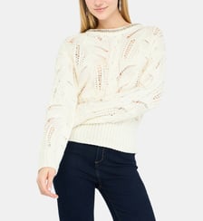 Pull ajouré orné de pierres Liu Jo