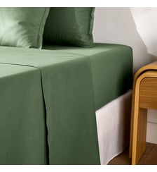 Drap plat uni en percale de coton, 80 fils La Redoute Interieurs