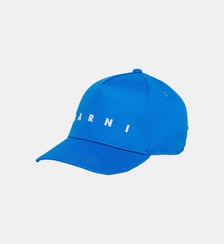 Casquette de baseball en gabardine avec logo Marni