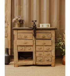 Meuble de métier en bois Fernand N°149- Produit chiné Debongout