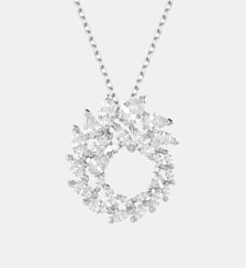 Pendentif Mesmera, Taille marquise, Métal rhodié Swarovski