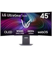 Ecran PC Gamer 45GX90SA 45" Incurvé 800R WQHD 240Hz OLED HDR True Black 400 HDMI 2.1 AMD FreeSync & G-Sync Lg
