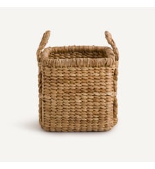 Panier carré en jacinthe d'eau AM.PM