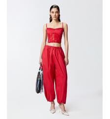 Pantalons ballon légers avec cordon de serrage Pinko