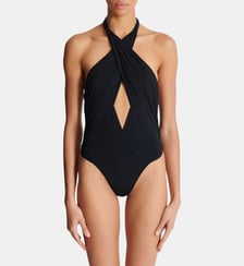 Maillot de bain une pièce uni Balmain