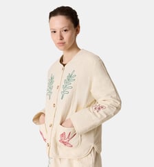 Veste droite Viny broderies coton bio  Leon & Harper