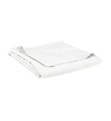 Drap plat en lin lavé, RÊVE DE LIN Blanc Cerise
