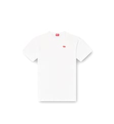 T-shirt avec Oval D rouge Diesel