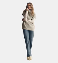 Pull mpaulina - Motif uni - Alpaga ras Caroll