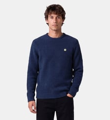Pull Murray laine effet bouclette col rond Serge Blanco