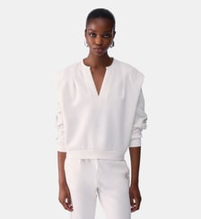 Sweat-shirt avec broderies bijoux Liu Jo