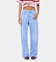 Jean baggy en denim Rabanne