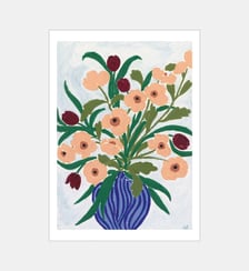Poster   Cerulean Still Life - The Poster Club x Anine Cecilie Iversen Poster & Frame