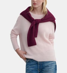 Pull en maille plume Bompard
