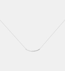 Collier chaîne Indécise en Argent avec diamant blanc La Garçonne Diamant