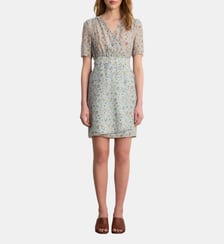 Robe portefeuille à fleurs - ARMELLE Pablo