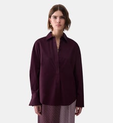 Chemise avec insert en satin jacquard Liu Jo