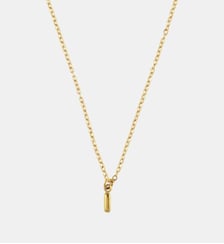Collier à pendentif lettre I acier inoxydable Balaboosté