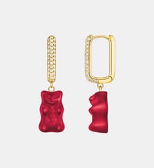 Grande créole individuelle avec Ours d'or rouge Thomas Sabo