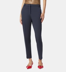 Pantalon cigarette en maille roma Pinko